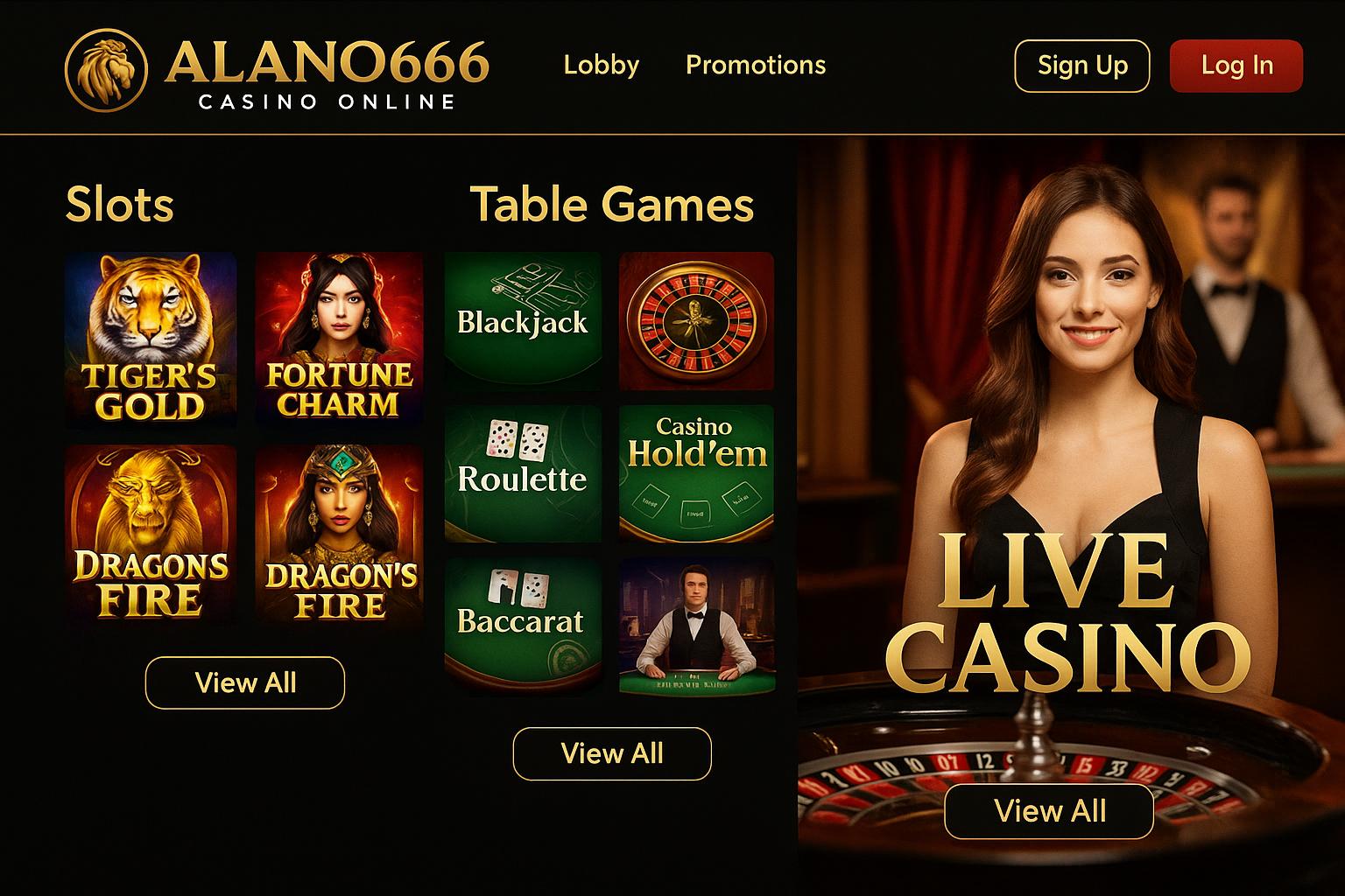 O ALANO666 Live Casino lança promoções regularmente