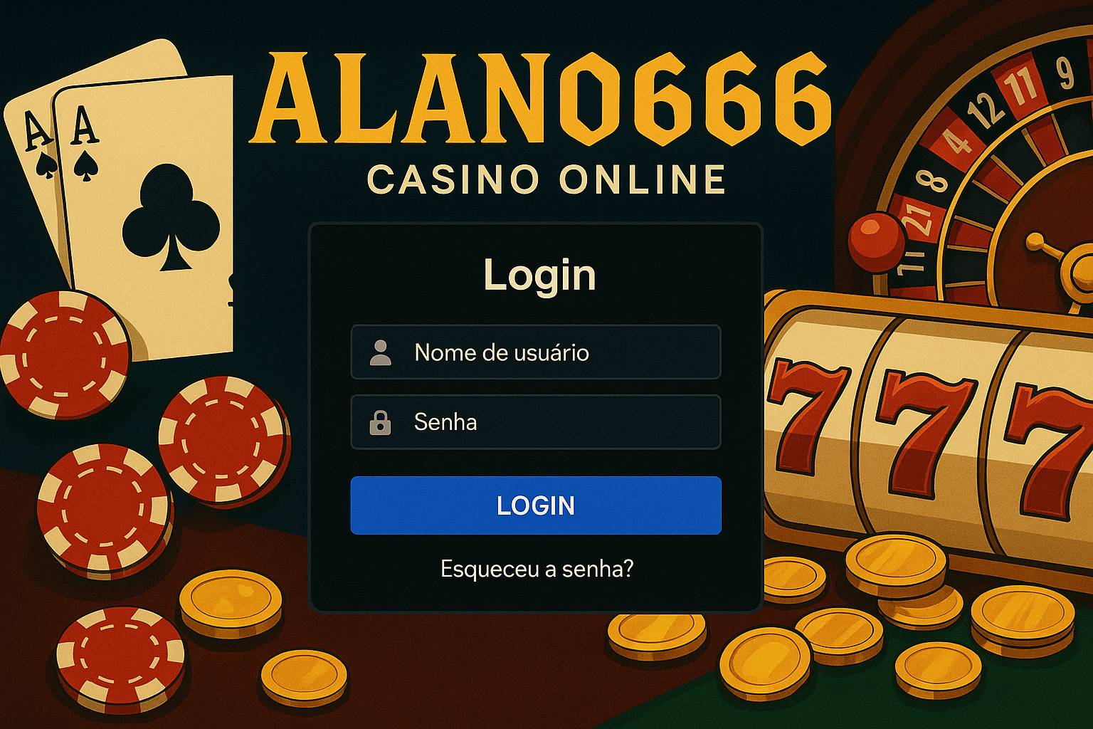 Login no Cassino ALANO666